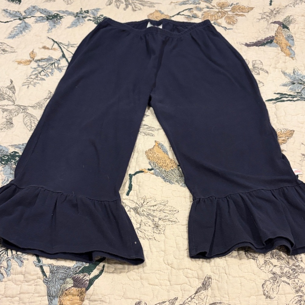 Lolly Wolly Doodle Ruffle Wide Leg Pants